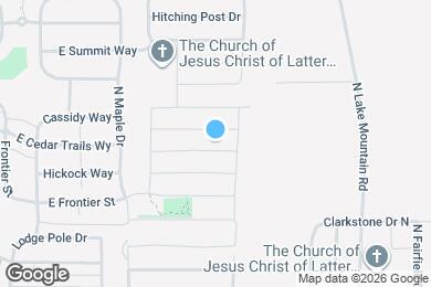 Map image of the property - 2403 E Surry Way