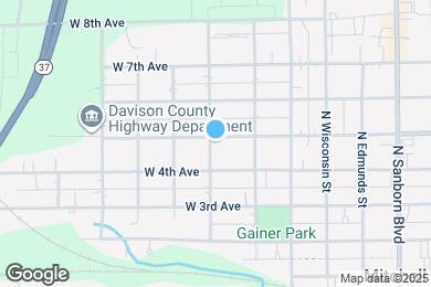 Map image of the property - 829 W 5th Ave