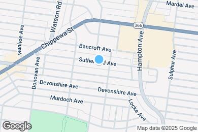 Map image of the property - 6328 Sutherland Ave