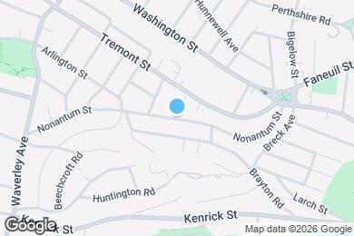 Map image of the property - 153 Nonantum St