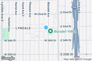 Map image of the property - 3306 Blaisdell Ave