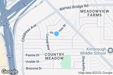 Map image of the property - 1609 Culberson Dr