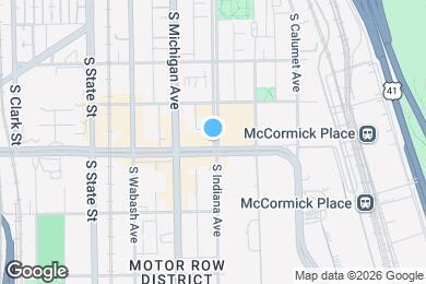 Map image of the property - 2146 S Indiana Ave
