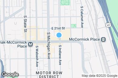 Map image of the property - 2152 S Indiana Ave