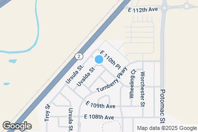 Map image of the property - 11000 Uvalda St