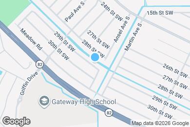 Map image of the property - 4806 29th St SW