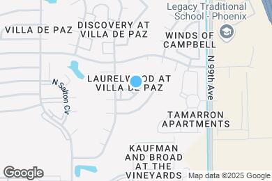 Map image of the property - 10020 W Roma Ave