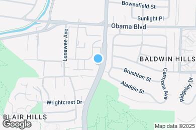 Map image of the property - 3689 S La Cienega Blvd