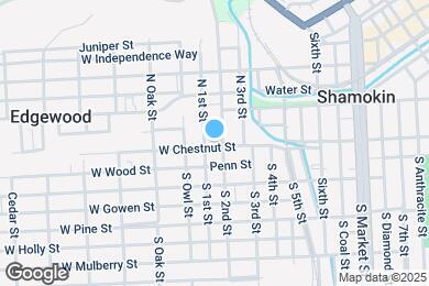Map image of the property - 709 W Chestnut St