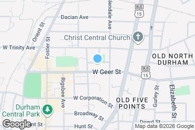 Map image of the property - 215 Hargrove St