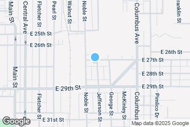 Map image of the property - 623 E 27th St