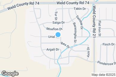 Map image of the property - 1033 Urial Dr