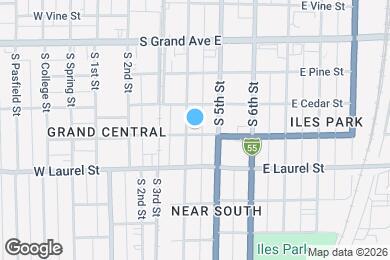 Map image of the property - 1530 S 4th St