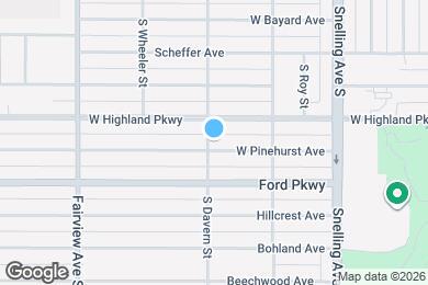 Map image of the property - 1697 Pinehurst Ave
