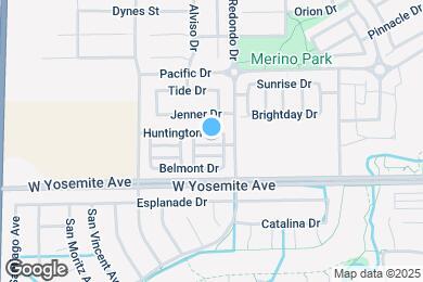 Map image of the property - 1329 Hermosa Dr