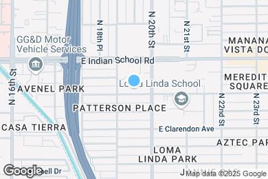 Map image of the property - 1916 E Fairmount Ave