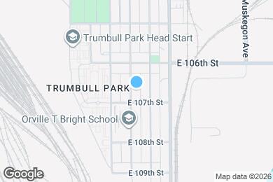 Map image of the property - 10643 S Calhoun Ave