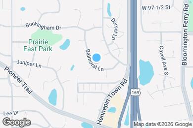 Map image of the property - 9933 Balmoral Ln