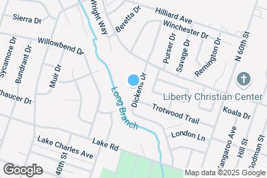 Map image of the property - 2107 Dickens Dr