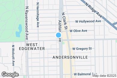 Map image of the property - 5600 N Ashland Ave