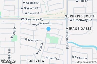 Map image of the property - 13284 W Port Au Prince Ln