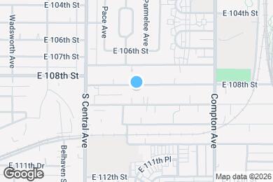 Map image of the property - 1354 E 108th St