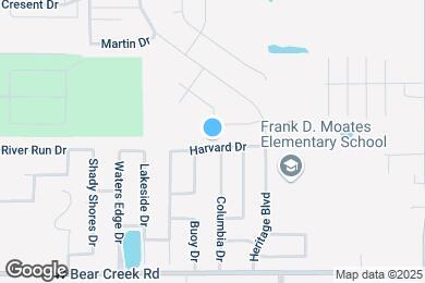 Map image of the property - 411 Harvard Dr