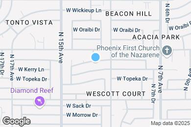 Map image of the property - 1329 W Kristal Way