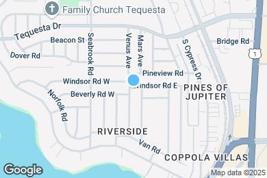 Map image of the property - 1615 Venus Ave