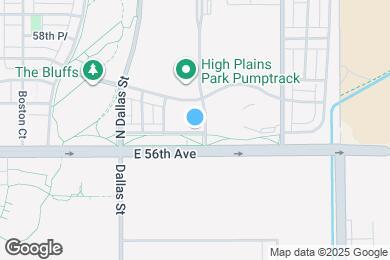 Map image of the property - 9839 E 56th Pl