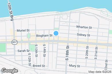 Map image of the property - 1606 Bingham St