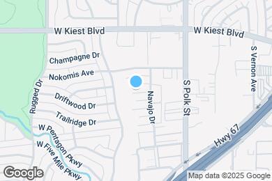 Map image of the property - 3347 Navajo Pl