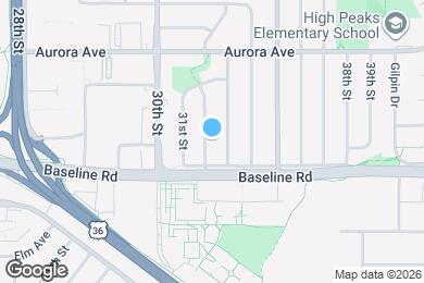 Map image of the property - 730 32nd St