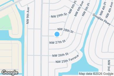 Map image of the property - 610 NW 27th Terrace