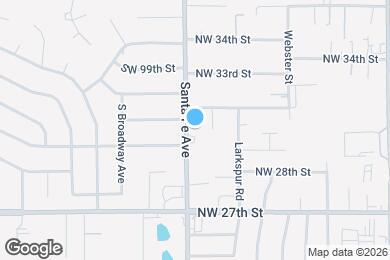 Map image of the property - 2912 N Santa Fe Ave