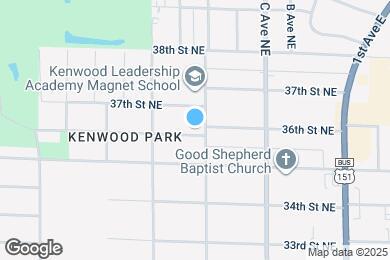 Map image of the property - 610 36th St NE