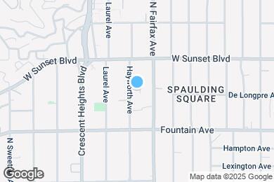 Map image of the property - 1410 N Hayworth Ave