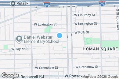 Map image of the property - 3824 W Arthington St