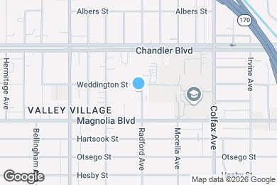 Map image of the property - 5257 Radford Ave