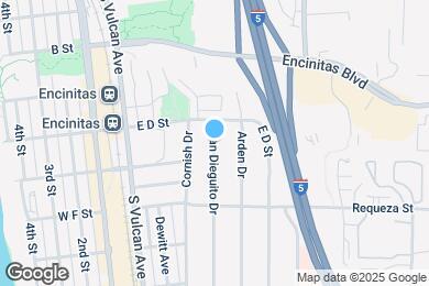 Map image of the property - 541 San Dieguito Dr