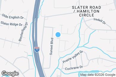 Map image of the property - 3107 Meadow Knoll Dr