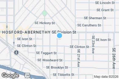Map image of the property - 2542 SE 18th Ave