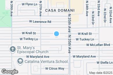 Map image of the property - 3544 W Tuckey Ln