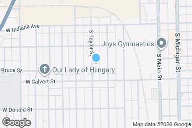 Map image of the property - 1806 S Taylor St