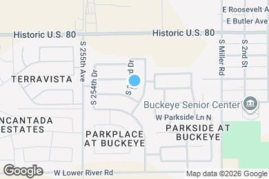 Map image of the property - 8721 S 253rd Dr