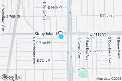 Map image of the property - 1530 E 71st Pl