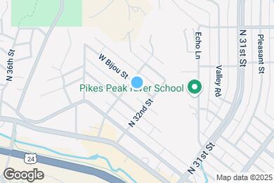 Map image of the property - 3217 W Bijou St