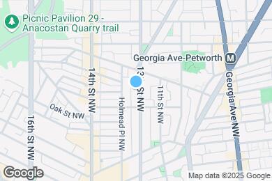 Map image of the property - 3624 13th St NW