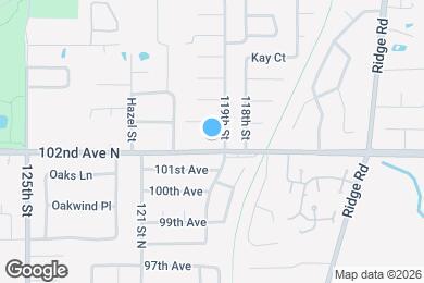 Map image of the property - 11955 102nd Ave N