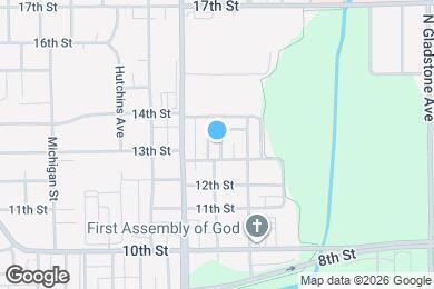 Map image of the property - 1309 Pennsylvania St